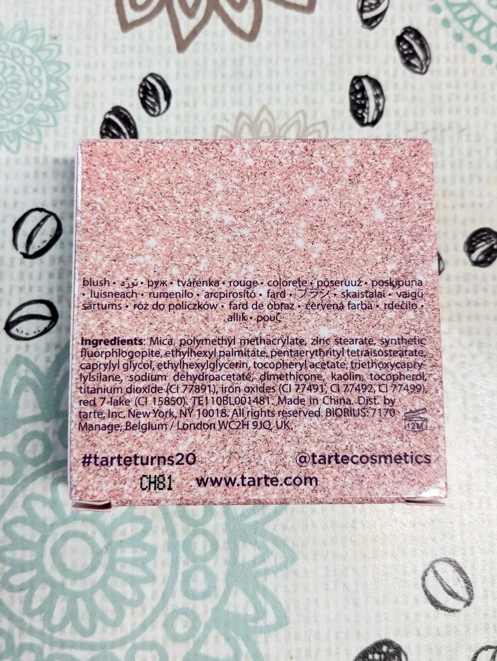 Tarte Cosmetics Limited Edition Amazonian Clay 12-Hour Blush - B-day Bae